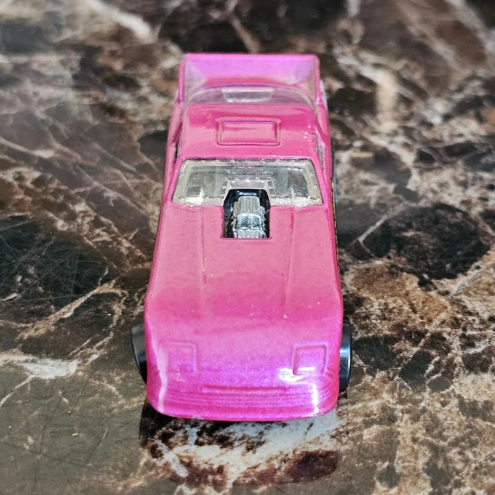 Hot Wheels Bonneville Bullet Pink Funny Car Dragster Mattel 1977 Malaysia Vintag